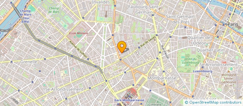 localisation de l'entreprise MONSIEUR PIERRE LAFONT  PARIS