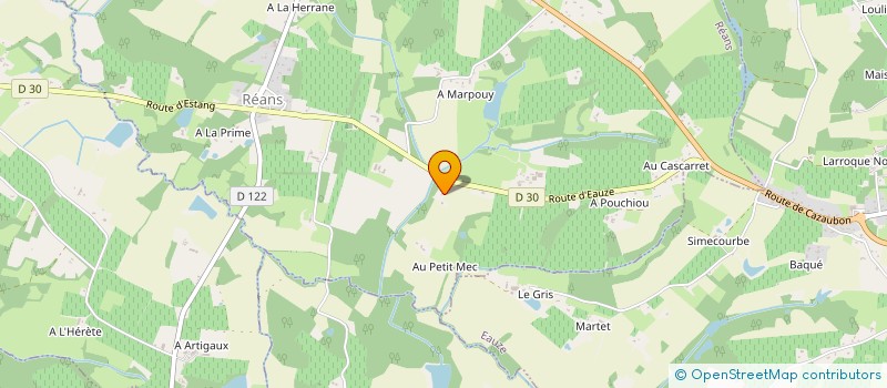 localisation de l'entreprise MONSIEUR PIERRE LAFONTAN  REANS