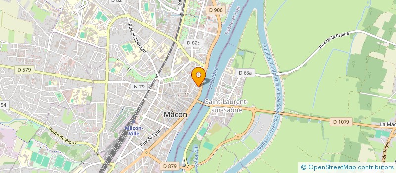 localisation de l'entreprise MONSIEUR PIERRE LAFOREST  MACON