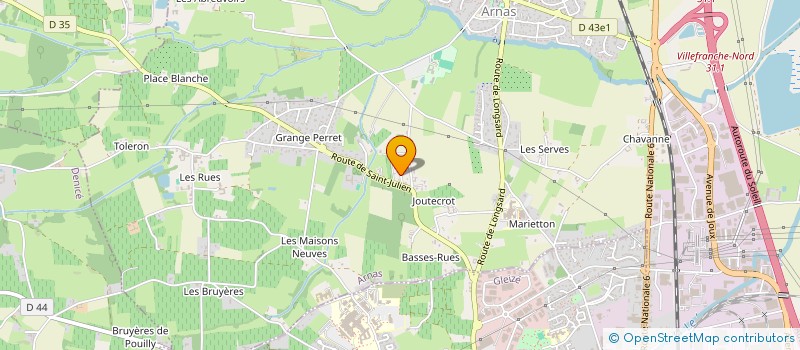 localisation de l'entreprise MONSIEUR PIERRE LAFORET  ARNAS