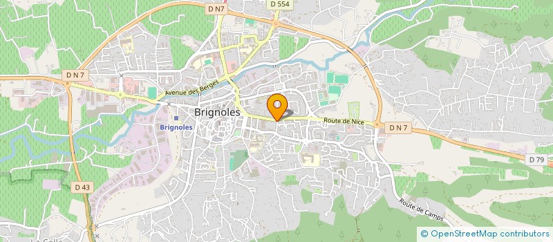 localisation de l'entreprise MONSIEUR PIERRE LAFORGE à BRIGNOLES