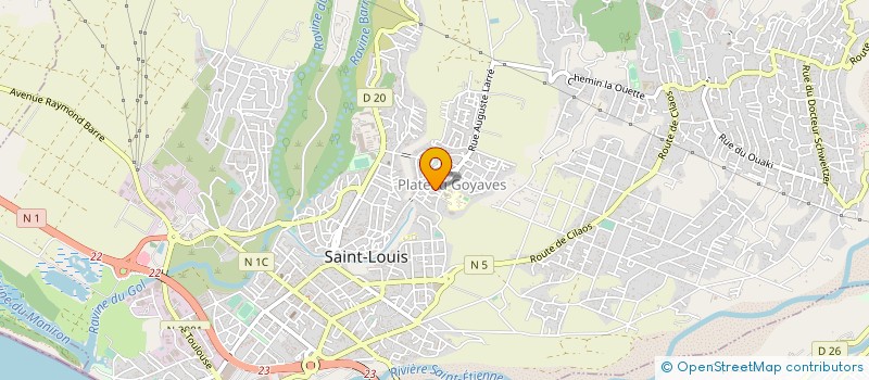 localisation de l'entreprise MONSIEUR PIERRE LAFOSSE à SAINT-LOUIS