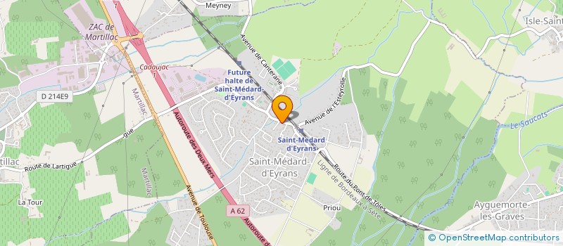 localisation de l'entreprise MONSIEUR PIERRE LAFOURCADE-JUMENBO  SAUCATS