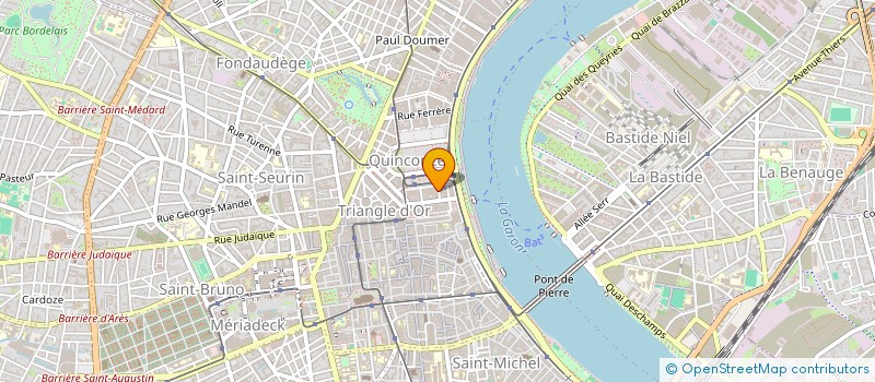 localisation de l'entreprise MONSIEUR PIERRE LAGARDE  BORDEAUX