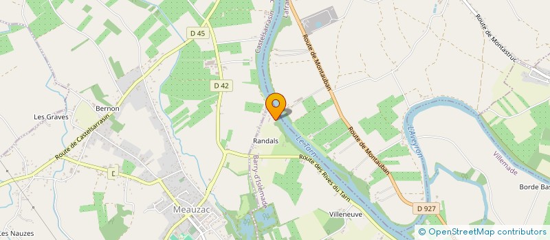 localisation de l'entreprise MONSIEUR PIERRE LAGARDE  BARRY-D'ISLEMADE