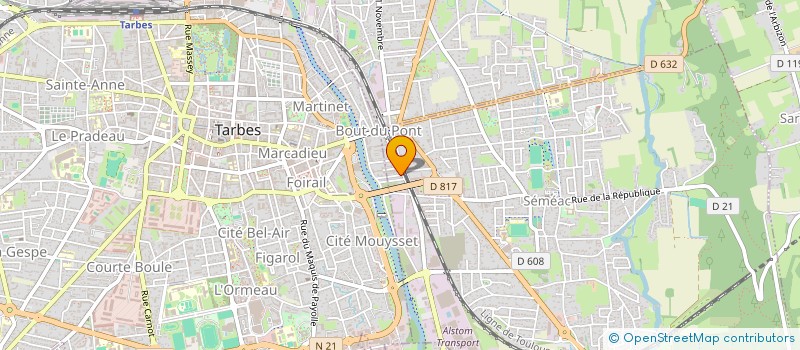 localisation de l'entreprise MONSIEUR PIERRE LAGARDERE  SEMEAC