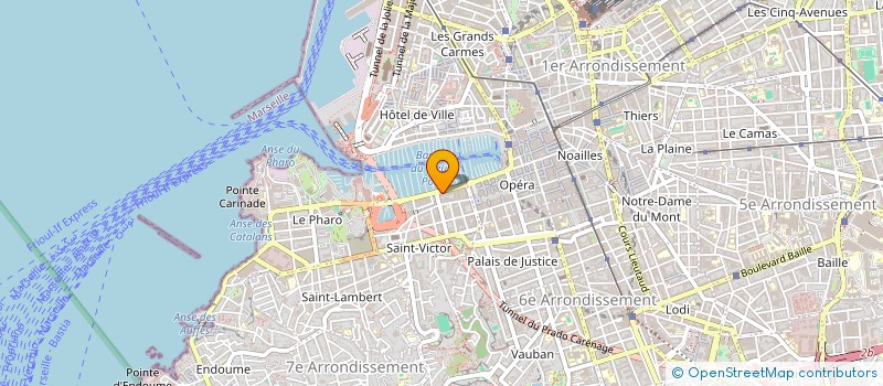 localisation de l'entreprise MONSIEUR PIERRE LAGET à MARSEILLE