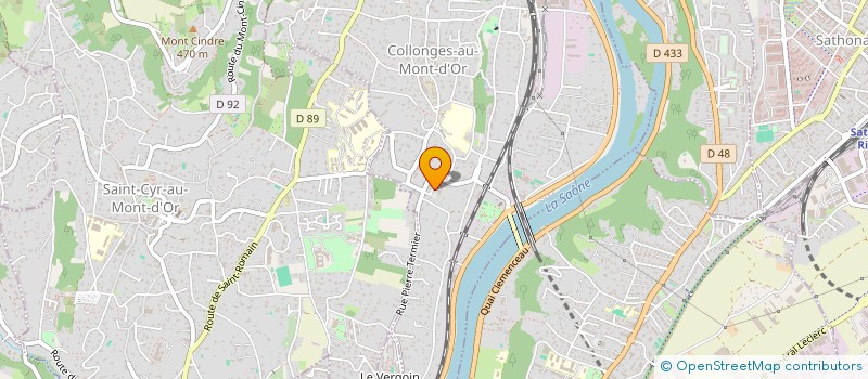 localisation de l'entreprise MONSIEUR PIERRE LAGNIER  COLLONGES-AU-MONT-D'OR
