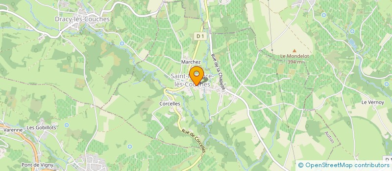 localisation de l'entreprise MONSIEUR PIERRE LAGOUTTE  DRACY-LES-COUCHES