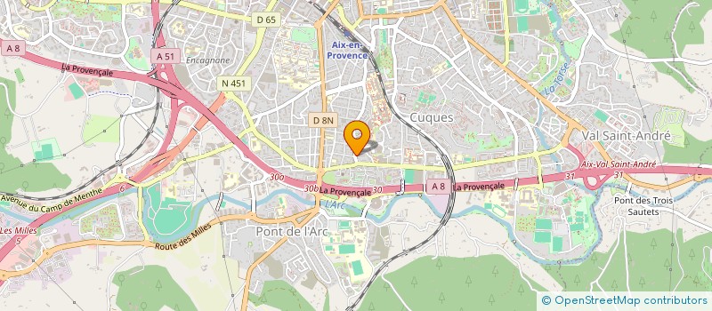 localisation de l'entreprise MONSIEUR PIERRE LAGRANGE à AIX-EN-PROVENCE