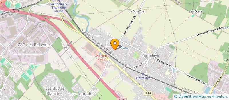 localisation de l'entreprise MONSIEUR PIERRE LAGRENE à PIERRELAYE