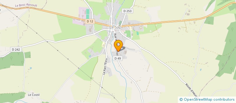 localisation de l'entreprise MONSIEUR PIERRE LAIGNEL à SAP-EN-AUGE