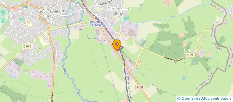 localisation de l'entreprise MONSIEUR PIERRE LAIR  FERRIERES-EN-BRAY