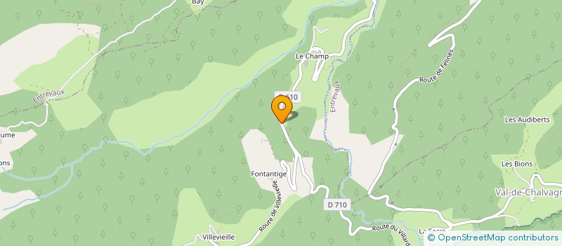 localisation de l'entreprise MONSIEUR PIERRE LAIRAUD  VAL-DE-CHALVAGNE