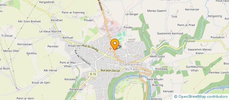 localisation de l'entreprise MONSIEUR PIERRE LAIZET à CHATEAUNEUF-DU-FAOU