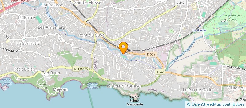 localisation de l'entreprise MONSIEUR PIERRE LAJOUS à LA GARDE