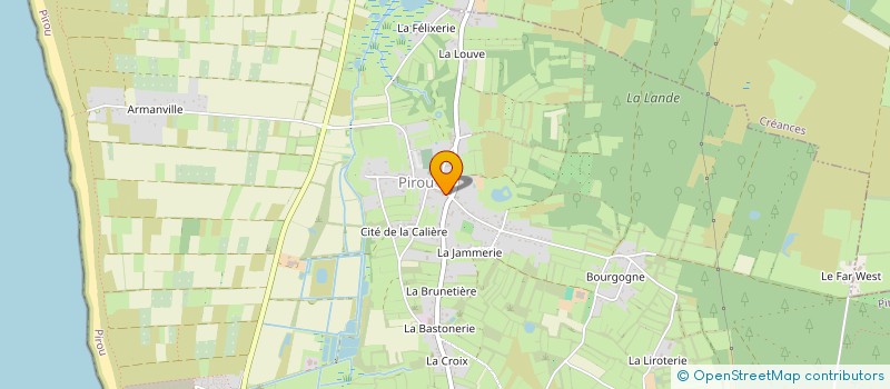 localisation de l'entreprise MONSIEUR PIERRE LALANDE à PIROU
