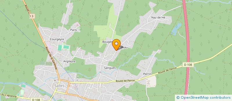 localisation de l'entreprise MONSIEUR PIERRE LALANNE-TAUZIA à SALLES