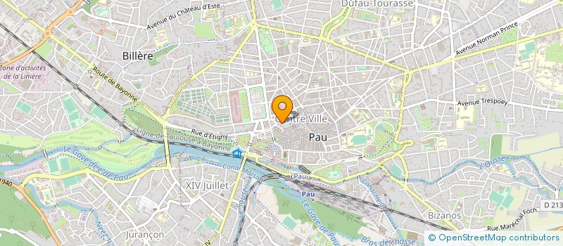 localisation de l'entreprise MONSIEUR PIERRE LALAUDE à PAU
