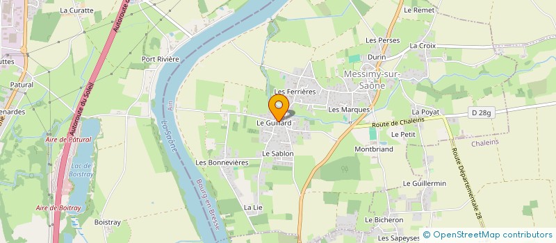 localisation de l'entreprise MONSIEUR PIERRE LALAURIE à MESSIMY-SUR-SAONE