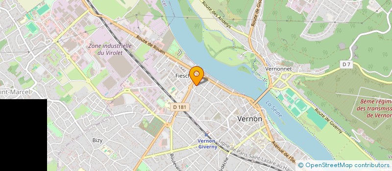 localisation de l'entreprise MONSIEUR PIERRE LALLEMAND  VERNON