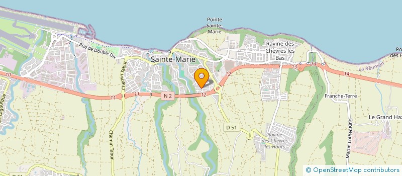 localisation de l'entreprise MONSIEUR PIERRE LALLEMAND  SAINTE-MARIE