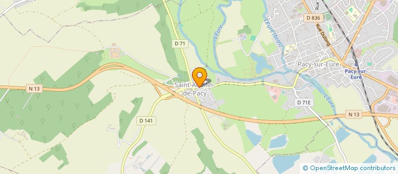 localisation de l'entreprise MONSIEUR PIERRE LAMARE  PACY-SUR-EURE