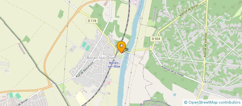 localisation de l'entreprise MONSIEUR PIERRE LAMARNE  BORAN-SUR-OISE