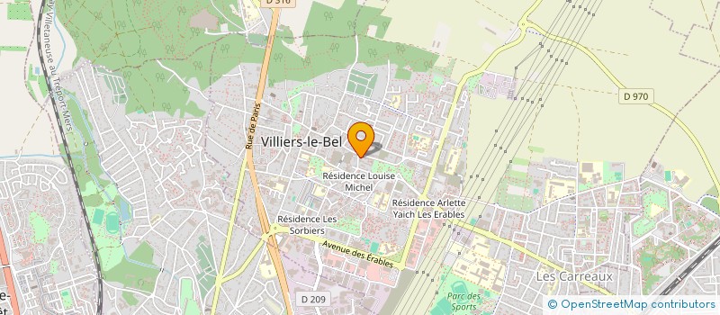 localisation de l'entreprise MONSIEUR PIERRE LAMARRE à VILLIERS-LE-BEL