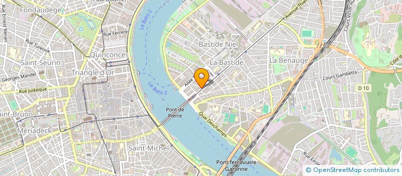 localisation de l'entreprise MONSIEUR PIERRE LAMAZE  BORDEAUX