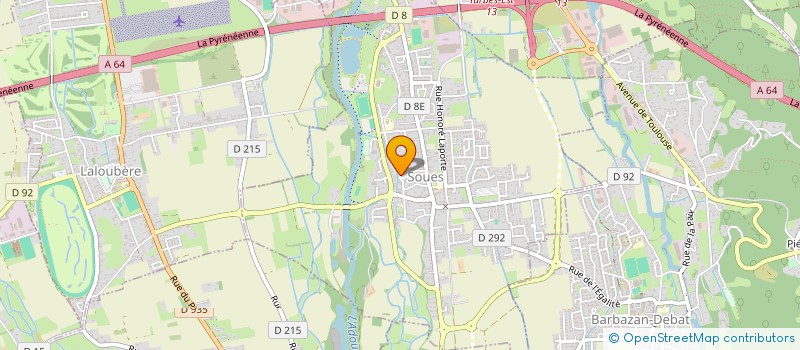 localisation de l'entreprise MONSIEUR PIERRE LAMBERSY  SOUES