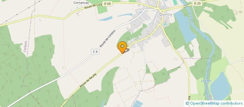 localisation de l'entreprise MONSIEUR PIERRE LAMBERT  QUINCY