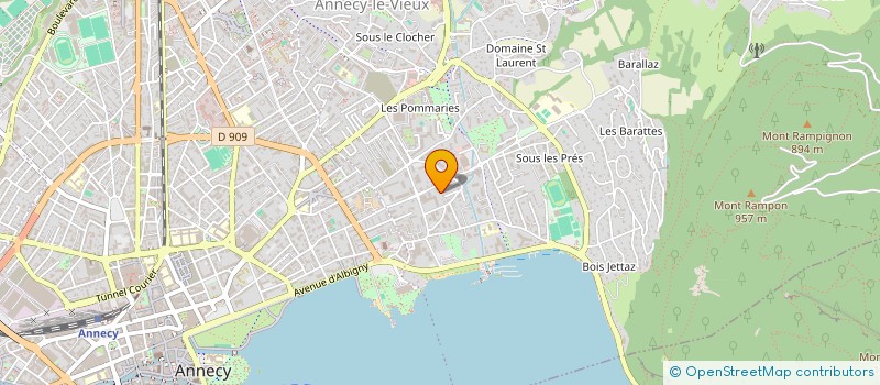 localisation de l'entreprise MONSIEUR PIERRE LAMBERT à ANNECY
