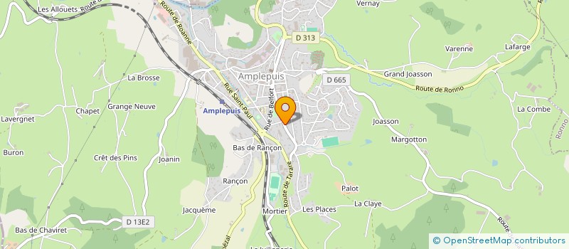 localisation de l'entreprise MONSIEUR PIERRE LAMERANT à AMPLEPUIS