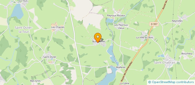localisation de l'entreprise MONSIEUR PIERRE LAMONNERIE à SAINT-DIZIER-LA-TOUR