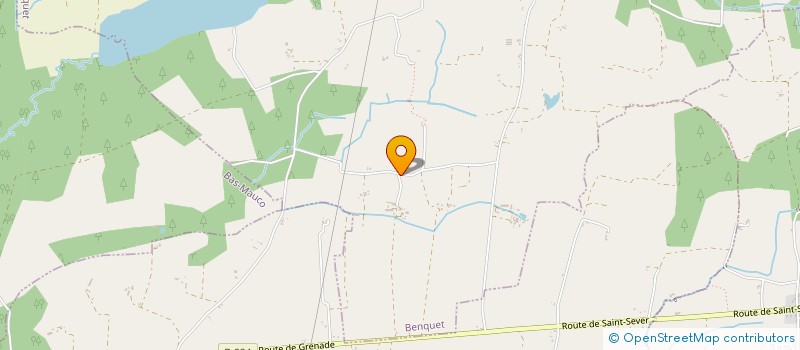 localisation de l'entreprise MONSIEUR PIERRE LAMOTHE  BENQUET