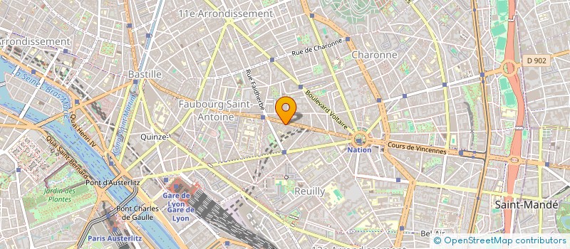 localisation de l'entreprise MONSIEUR PIERRE LAMPROS  PARIS 12