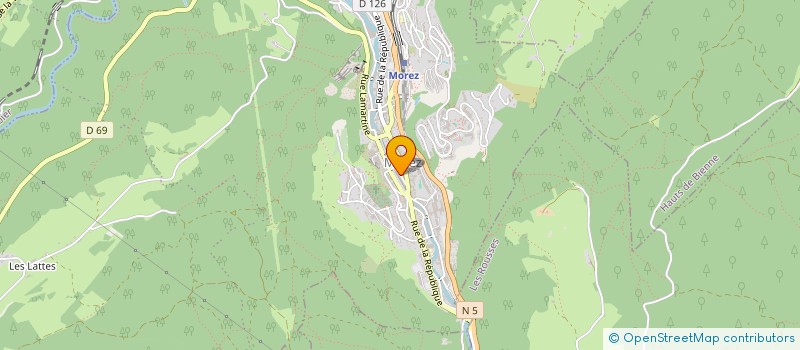 localisation de l'entreprise MONSIEUR PIERRE LAMY  HAUTS DE BIENNE