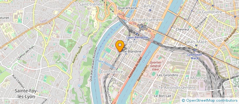 localisation de l'entreprise MONSIEUR PIERRE LAMY  LYON