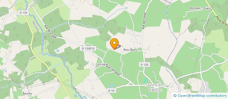 localisation de l'entreprise MONSIEUR PIERRE LANCUENTRE  SAINT CIERS D'ABZAC