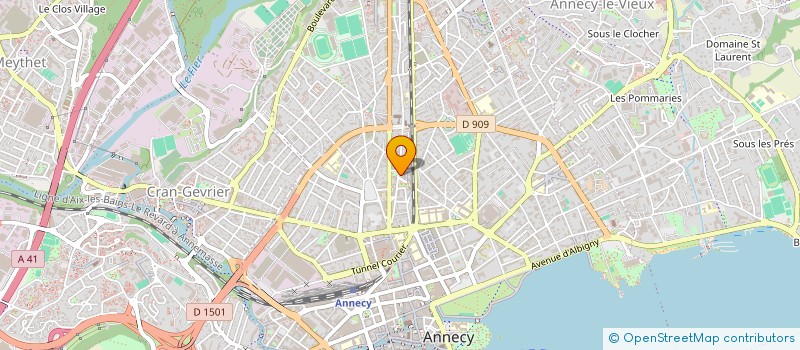 localisation de l'entreprise MONSIEUR PIERRE LANDAUER à ANNECY