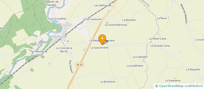 localisation de l'entreprise MONSIEUR PIERRE LANDIER à VILLECHAUVE
