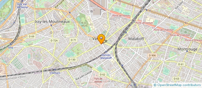 localisation de l'entreprise MONSIEUR PIERRE LANDREAU à VANVES