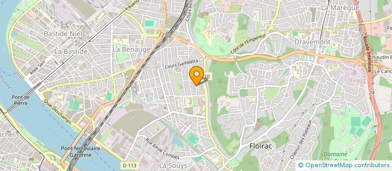 localisation de l'entreprise MONSIEUR PIERRE LANDREAU  FLOIRAC