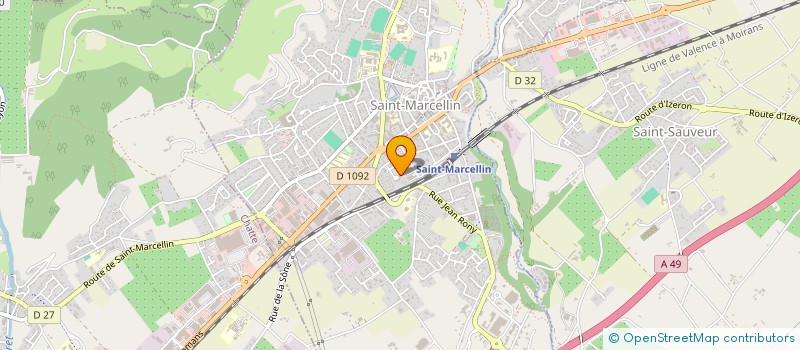 localisation de l'entreprise MONSIEUR PIERRE LANES  SAINT-MARCELLIN