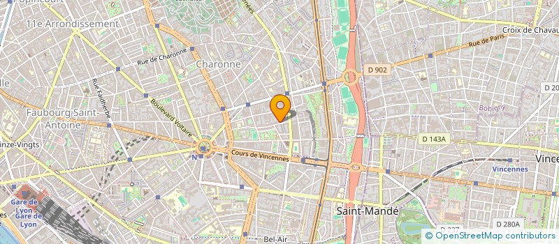 localisation de l'entreprise MONSIEUR PIERRE LANGE  PARIS