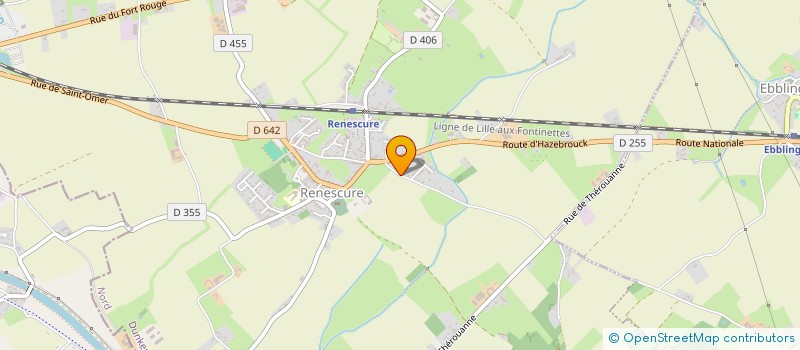 localisation de l'entreprise MONSIEUR PIERRE LANGENBACH  RENESCURE