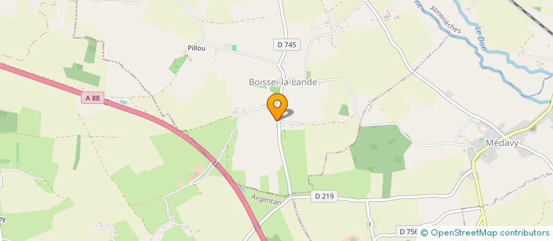 localisation de l'entreprise MONSIEUR PIERRE LANGEVIN à BOISSEI-LA-LANDE