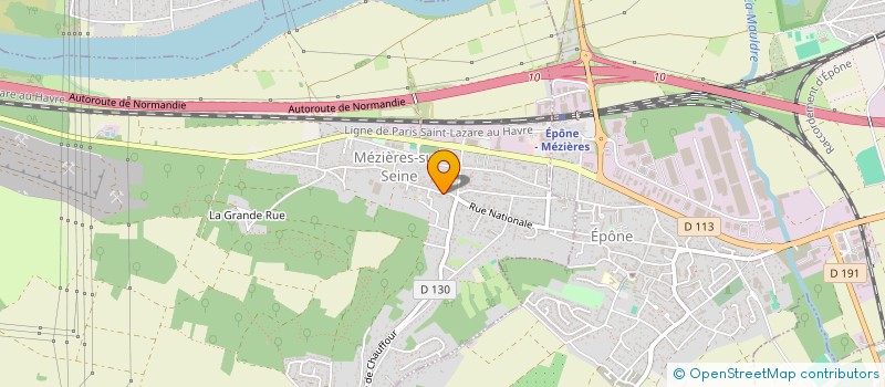 localisation de l'entreprise MONSIEUR PIERRE LANGLOIS  MEZIERES-SUR-SEINE