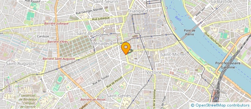 localisation de l'entreprise MONSIEUR PIERRE LANNE  BORDEAUX